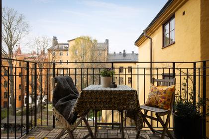 Balkong eller utsiktsbild