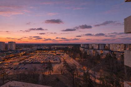 Balkong eller utsiktsbild