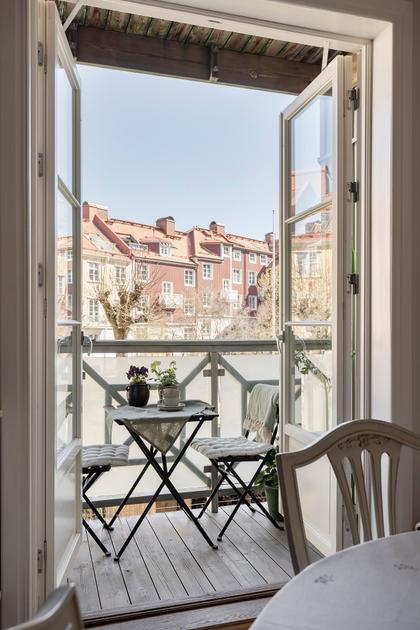 Balkong eller utsiktsbild