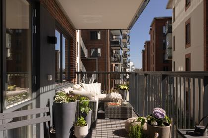 Balkong eller utsiktsbild