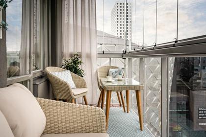 Balkong eller utsiktsbild