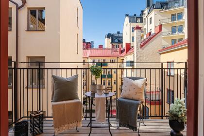 Balkong eller utsiktsbild