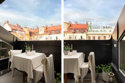 Balkong eller utsiktsbild