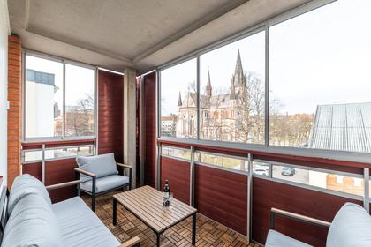 Balkong eller utsiktsbild