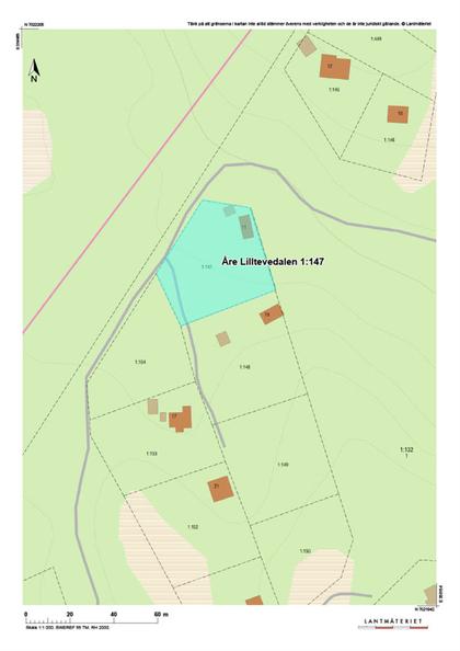 Illustrerad karta över fastigheten eller området