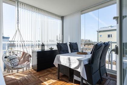 Balkong eller utsiktsbild