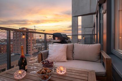 Balkong eller utsiktsbild