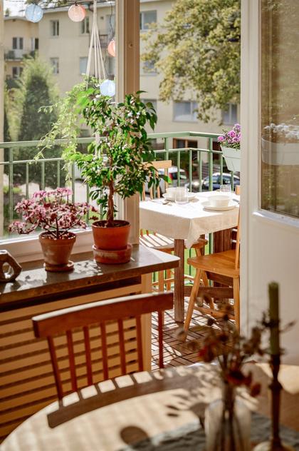 Balkong eller utsiktsbild