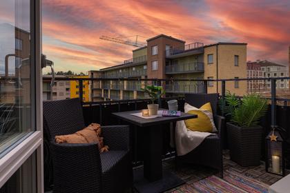 Balkong eller utsiktsbild