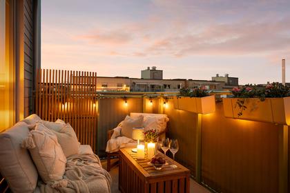 Balkong eller utsiktsbild