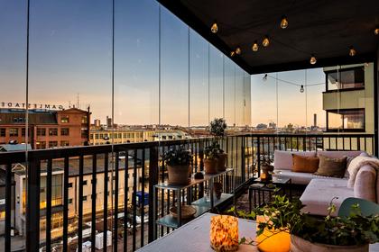 Balkong eller utsiktsbild