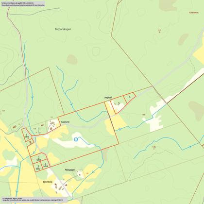 Illustrerad karta över fastigheten eller området