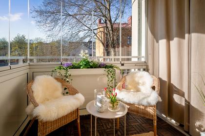 Balkong eller utsiktsbild