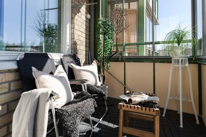 Balkong eller utsiktsbild