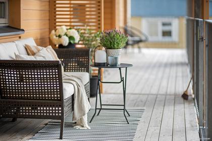 Balkong eller utsiktsbild