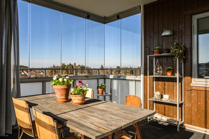 Balkong eller utsiktsbild