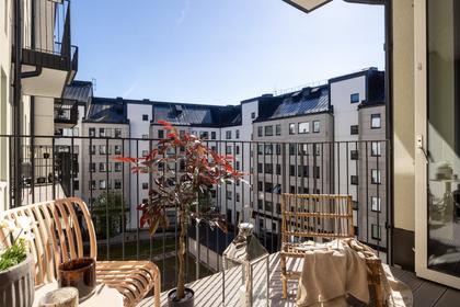 Balkong eller utsiktsbild