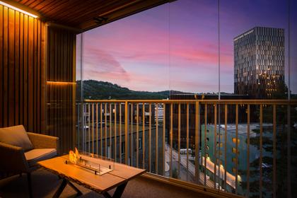 Balkong eller utsiktsbild