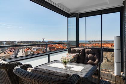 Balkong eller utsiktsbild