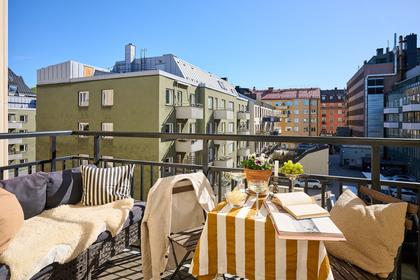 Balkong eller utsiktsbild