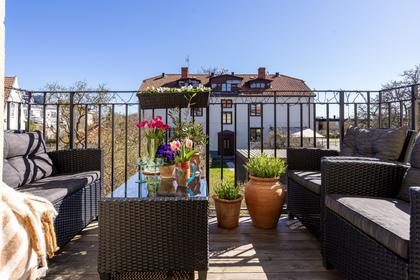 Balkong eller utsiktsbild