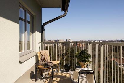 Balkong eller utsiktsbild