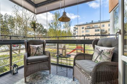 Balkong eller utsiktsbild