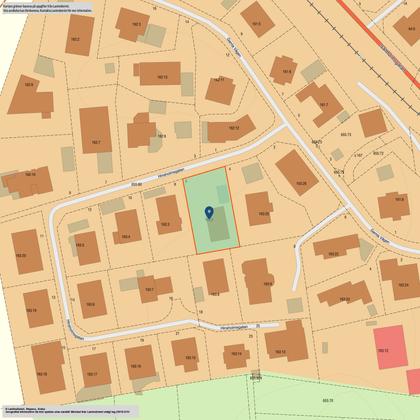 Illustrerad karta över fastigheten eller området