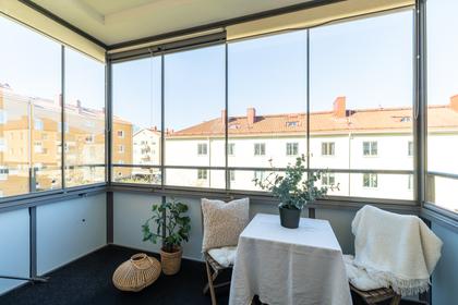 Balkong eller utsiktsbild