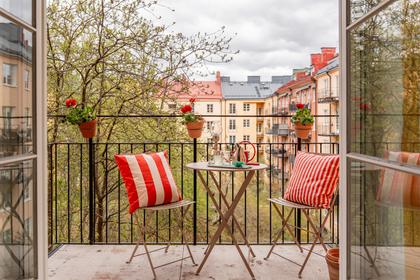 Balkong eller utsiktsbild