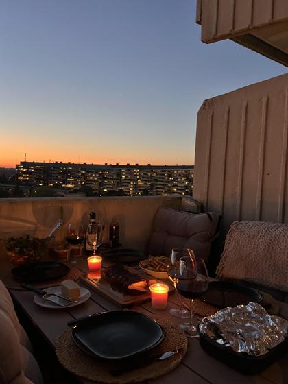 Balkong eller utsiktsbild