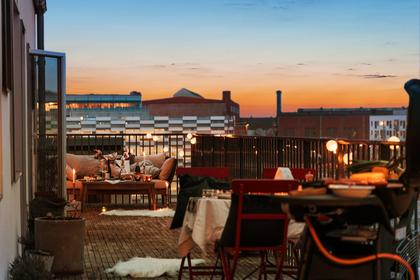 Balkong eller utsiktsbild