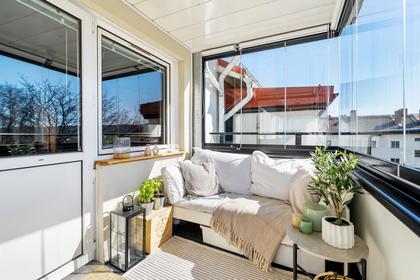 Balkong eller utsiktsbild