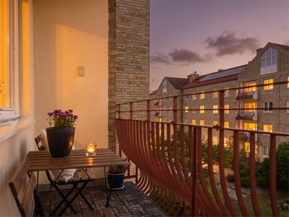 Balkong eller utsiktsbild