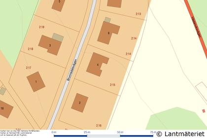 Illustrerad karta över fastigheten eller området