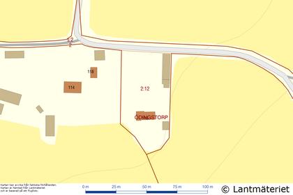 Illustrerad karta över fastigheten eller området