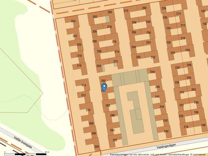 Illustrerad karta över fastigheten eller området