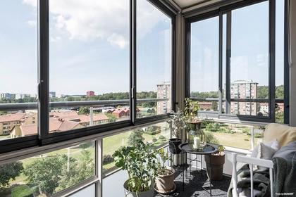 Balkong eller utsiktsbild