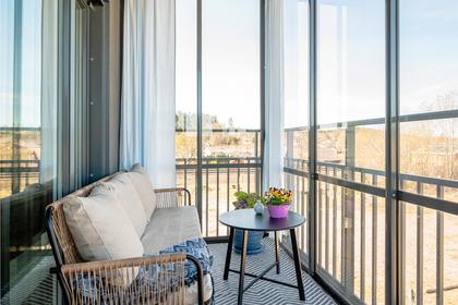 Balkong eller utsiktsbild