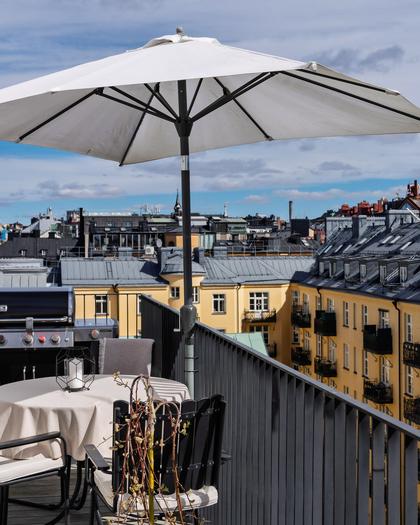 Balkong eller utsiktsbild