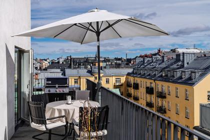 Balkong eller utsiktsbild