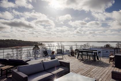 Balkong eller utsiktsbild