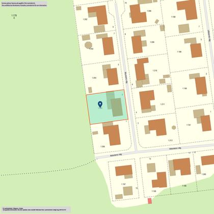 Illustrerad karta över fastigheten eller området