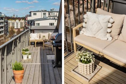 Balkong eller utsiktsbild