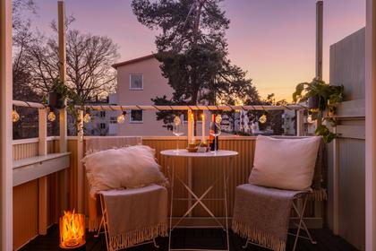 Balkong eller utsiktsbild