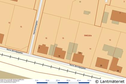 Illustrerad karta över fastigheten eller området