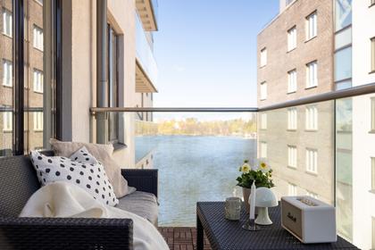 Balkong eller utsiktsbild