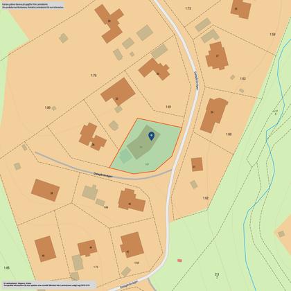 Illustrerad karta över fastigheten eller området