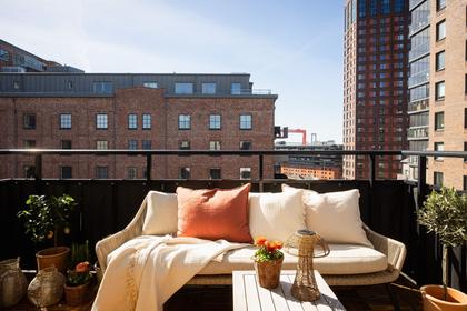 Balkong eller utsiktsbild