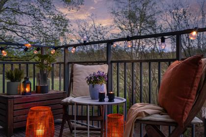 Balkong eller utsiktsbild